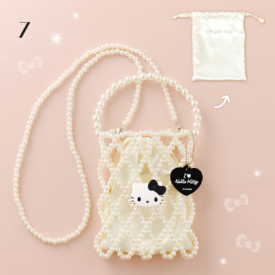 I ♡ Hello Kitty パールビーズバッグ