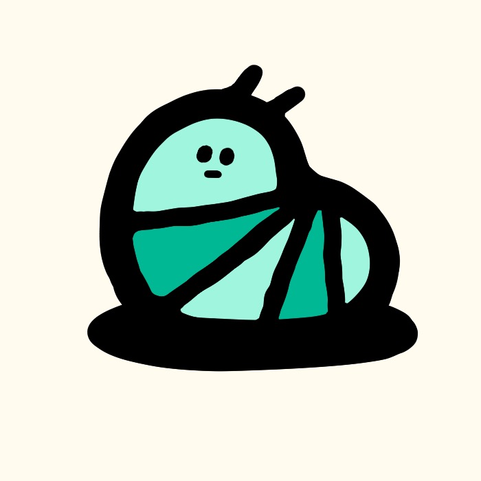 イラストレーター いもむし