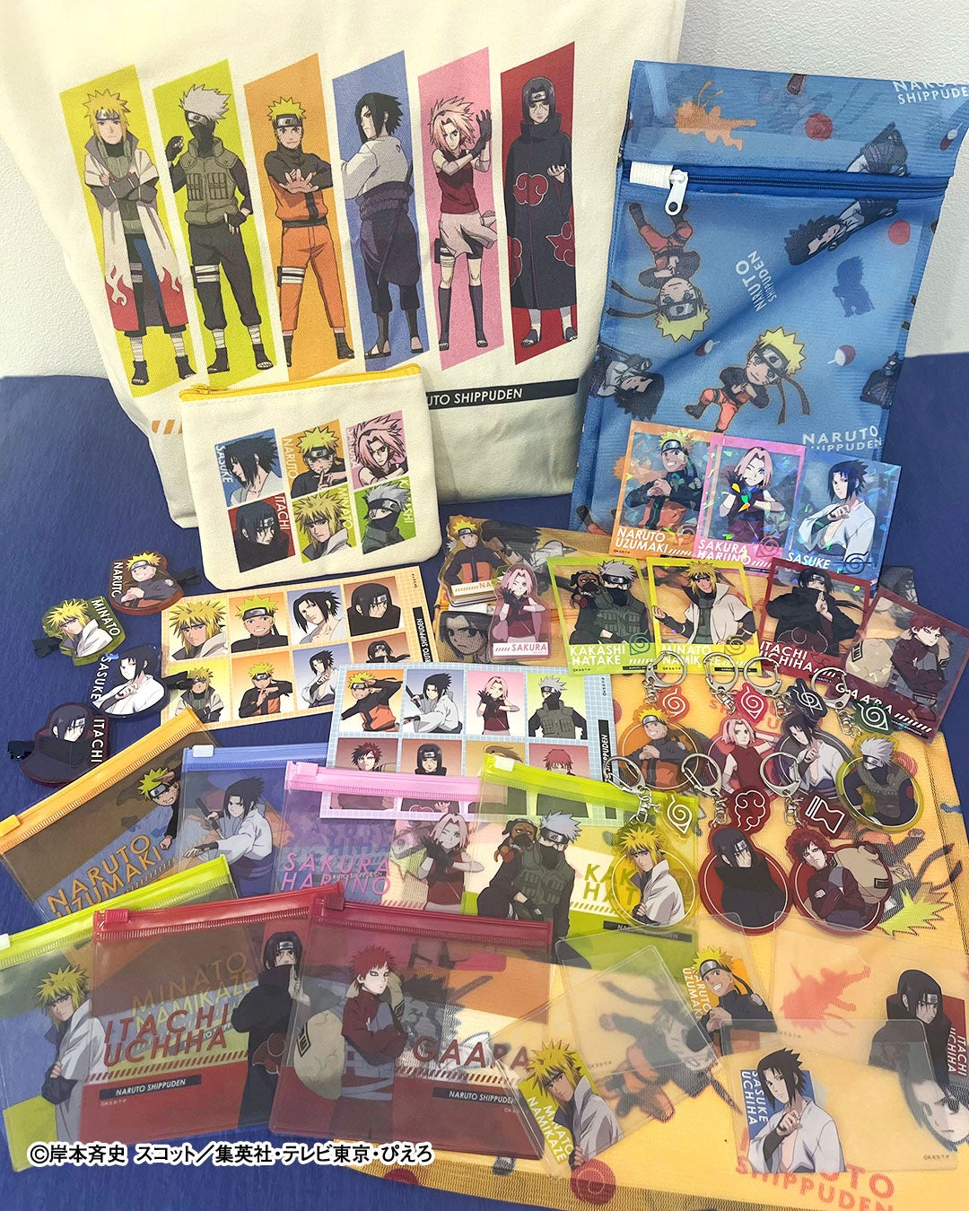 「NARUTO-ナルト- 疾風伝」サンキューマートコラボ商品全体イメージ