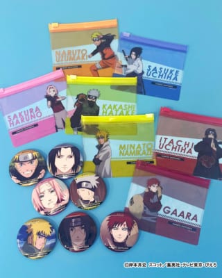 「NARUTO-ナルト- 疾風伝」ランダムミニクリアケース・ランダム缶バッジ