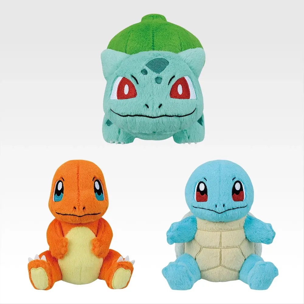 一番くじ Pokemon 30th ANNIVERSARY vol.1 C賞 カントー地方旅立ちの3匹ぬいぐるみ