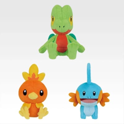 一番くじ Pokemon 30th ANNIVERSARY vol.1 E賞 ホウエン地方旅立ちの3匹ぬいぐるみ