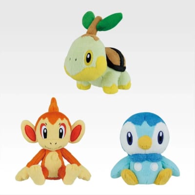 一番くじ Pokemon 30th ANNIVERSARY vol.1 F賞 シンオウ地方旅立ちの3匹ぬいぐるみ