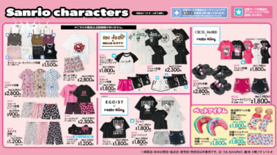 サンリオ×アベイル アパレル・ハローキティコラボラインナップ