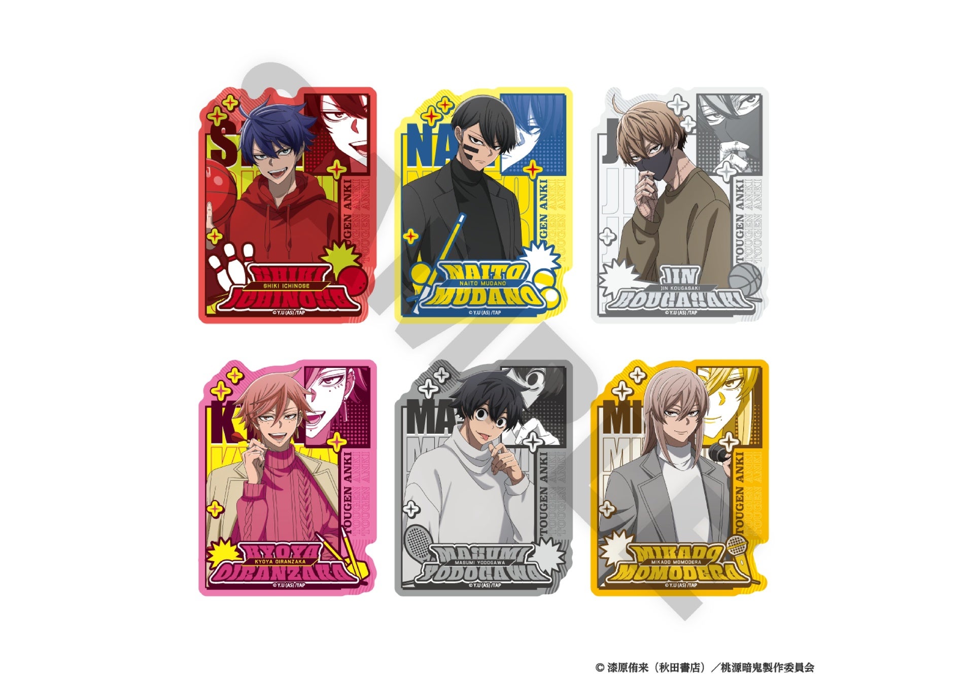 トレーディングステッカー 全6種
