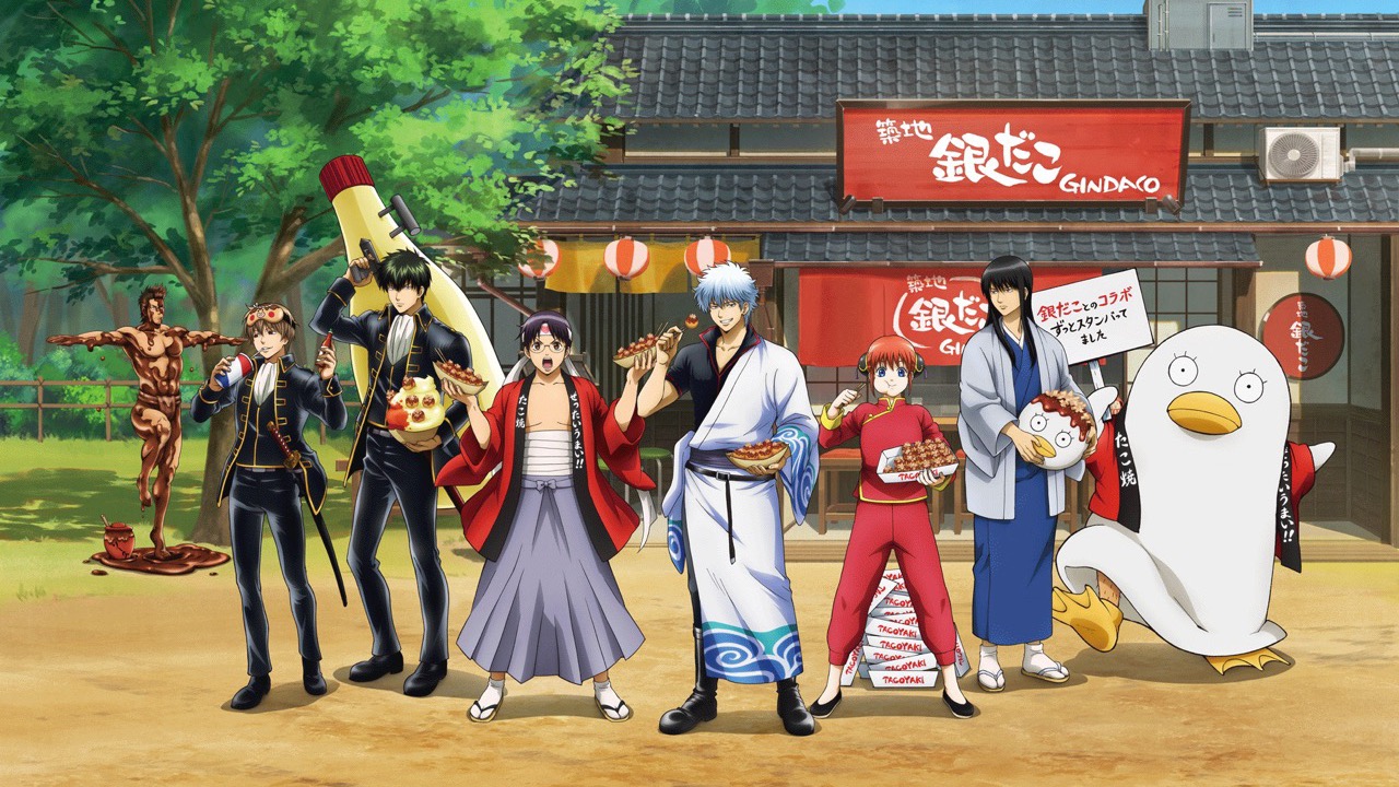 「銀魂×築地銀だこ」最初で最後（？）のコラボが5月28日スタート！万事屋＆真選組デザインのコラボたこ焼が登場