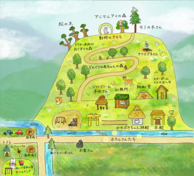 ぬいぐるみ神社 境内案内