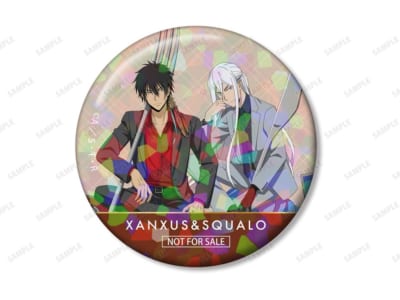 家庭教師ヒットマンREBORN! POP UP STORE in イトーヨーカドー 描き下ろしカトラリーver. ホログラム缶バッジ BOX購入特典