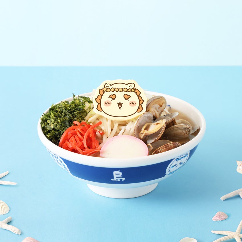 映画ちいかわ 人魚の島のひみつ コラボカフェ シーサーの限定島ラーメン