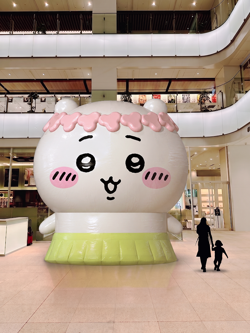 映画ちいかわ JR東海 KITTE大阪 巨大ちいかわバルーン