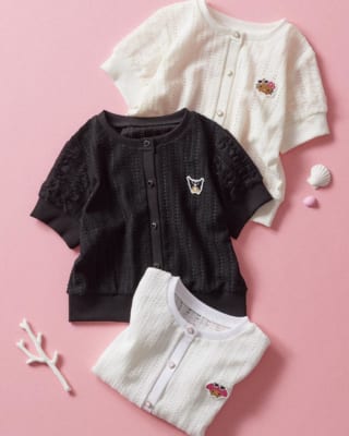 サンリオキャラクターズ×ROPÉ PICNIC 1ST COLLECTION キッズ ニットカーディガン