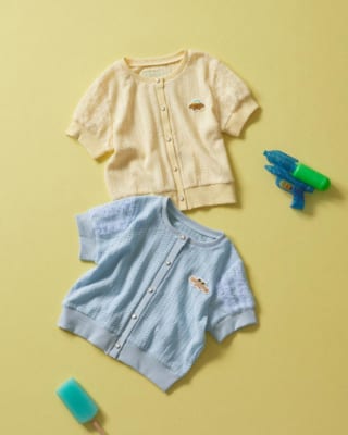 サンリオキャラクターズ×ROPÉ PICNIC 2ND COLLECTION キッズ ニットカーディガン