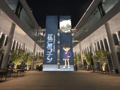 名探偵コナン ハルカス300 58階ツインタワー 夜間映像投影 江戸川コナン