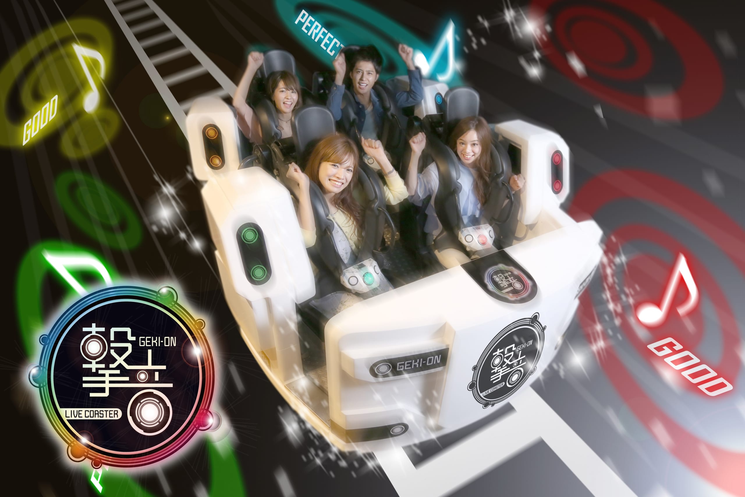 「ブルーロック in JOYPOLIS 3」撃音 ライブ コースター イメージ