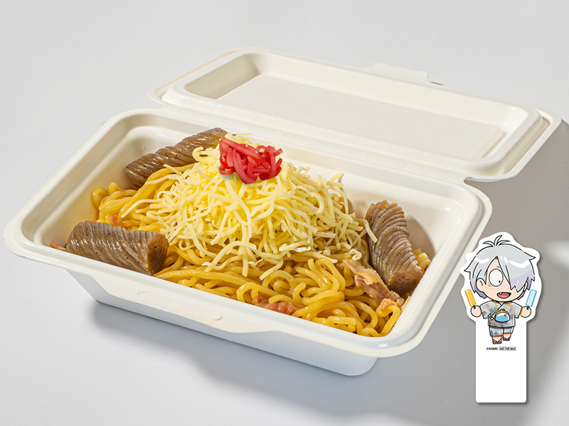 父の組紐塩焼きそば