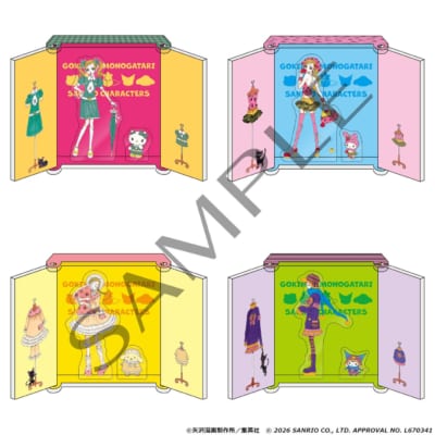 ご近所物語×サンリオキャラクターズ POP-UP STORE クローゼット風アクリルジオラマ 全4種