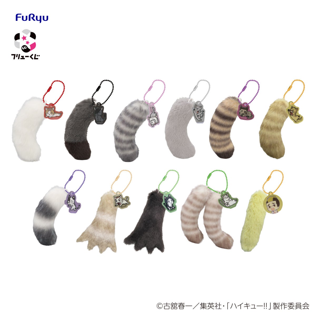 ハイキュー!! フリューくじ E賞 猫じゃらしっぽキーホルダー 全11種