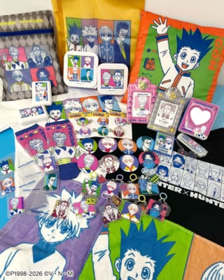 HUNTER×HUNTER サンキューマート 限定グッズ ラインナップ全体