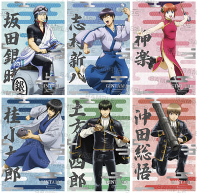 銀魂アニメイトフェア 箔押しポストカード 現代 全6種