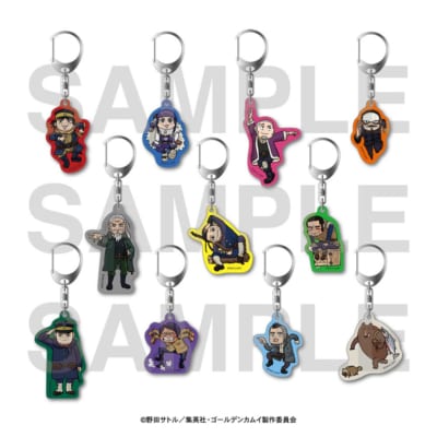ゴールデンカムイ くまみね デフォルメ トレーディングアクリルキーホルダー