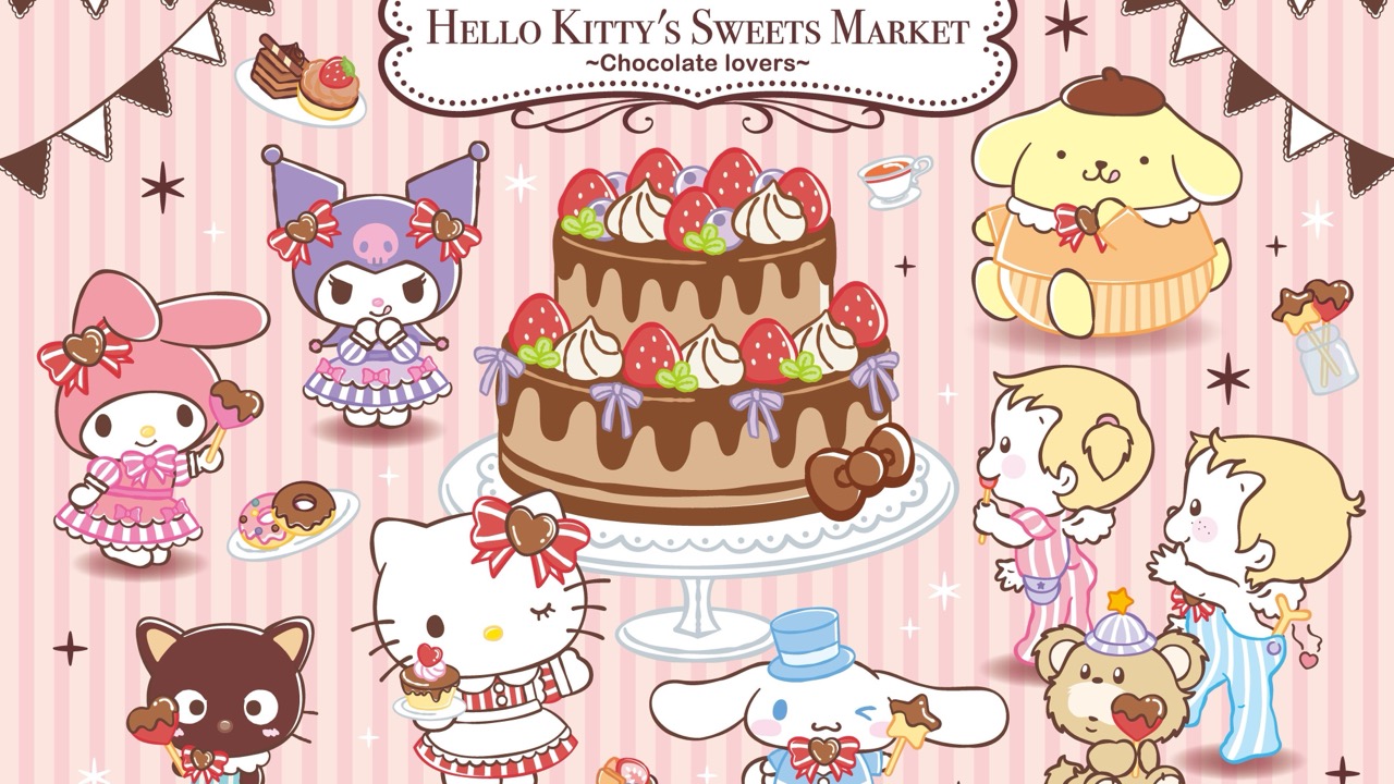 「HELLO KITTY’S SWEETS MARKET -Chocolate lovers-」6月17日から開催！サンリオキャラたちがチョコをまとって大集合