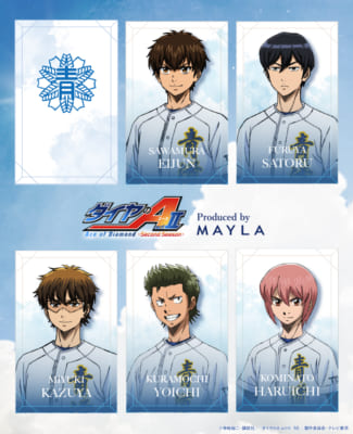 MAYLA × ダイヤのA actⅡ リングオブジェ キャラクターラインナップ