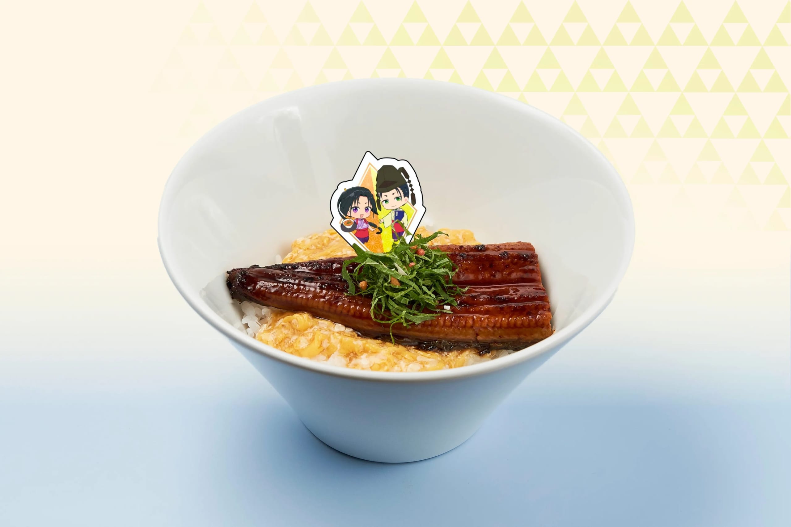 時行と頼重のうなぎのぼり丼