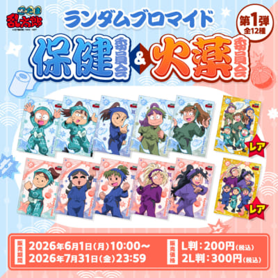 忍たま乱太郎 ランダムブロマイド 委員会の段 第1弾 保健委員会 火薬委員会 全12種