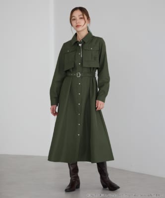 進撃の巨人 兵士 イメージ ワンピース グリーン