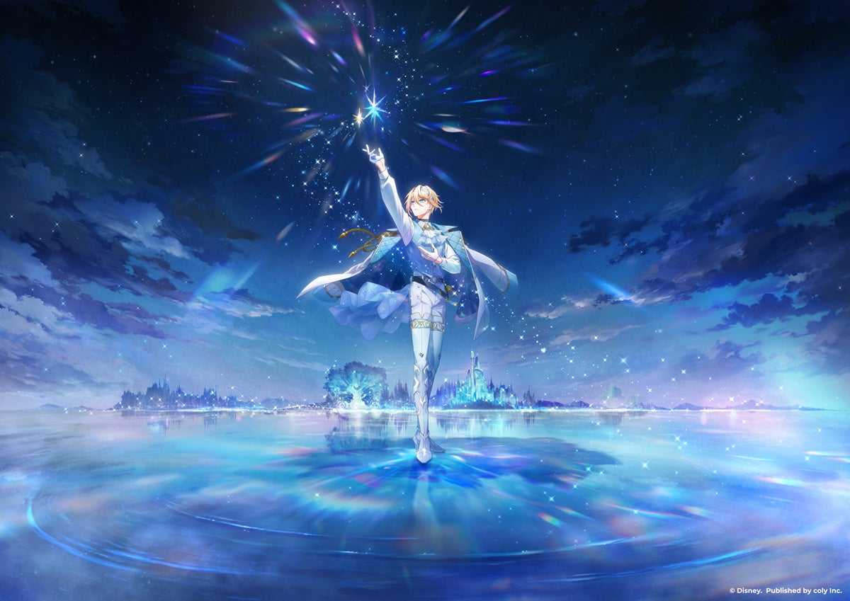 ディズニー×coly新作スマホゲーム『スパークリンク・スターズ』が6月23日に事前登録開始！金髪美青年がティザービジュアルに登場