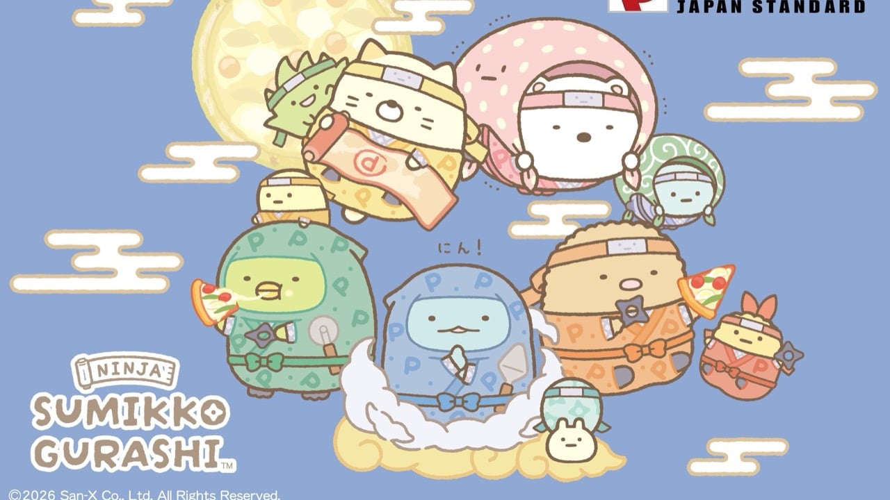 「すみっコぐらし×ピザーラ」スペシャルパックが6月10日に発売！忍者すみっコのお茶碗＆オリジナルシール2点セットが登場