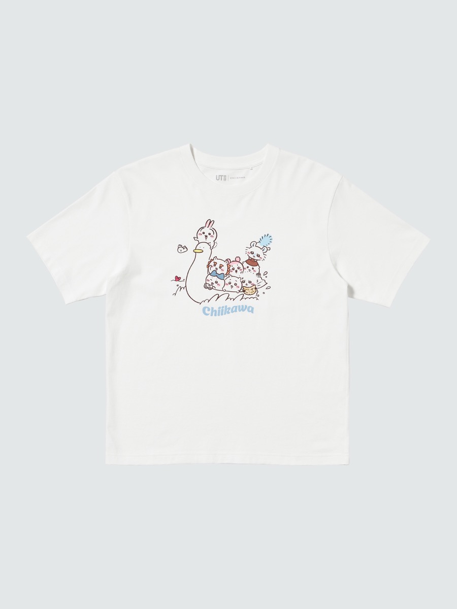 映画ちいかわ 人魚の島のひみつ ユニクロUT WOMEN Tシャツ
