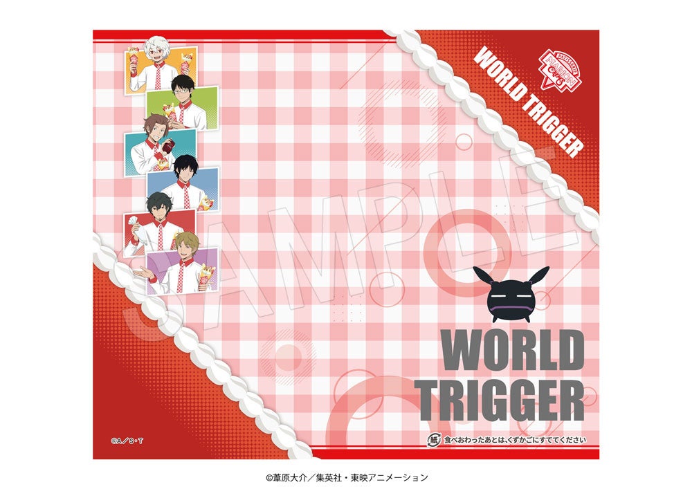 ワールドトリガー マリオンクレープ コラボ限定クレープ包装紙