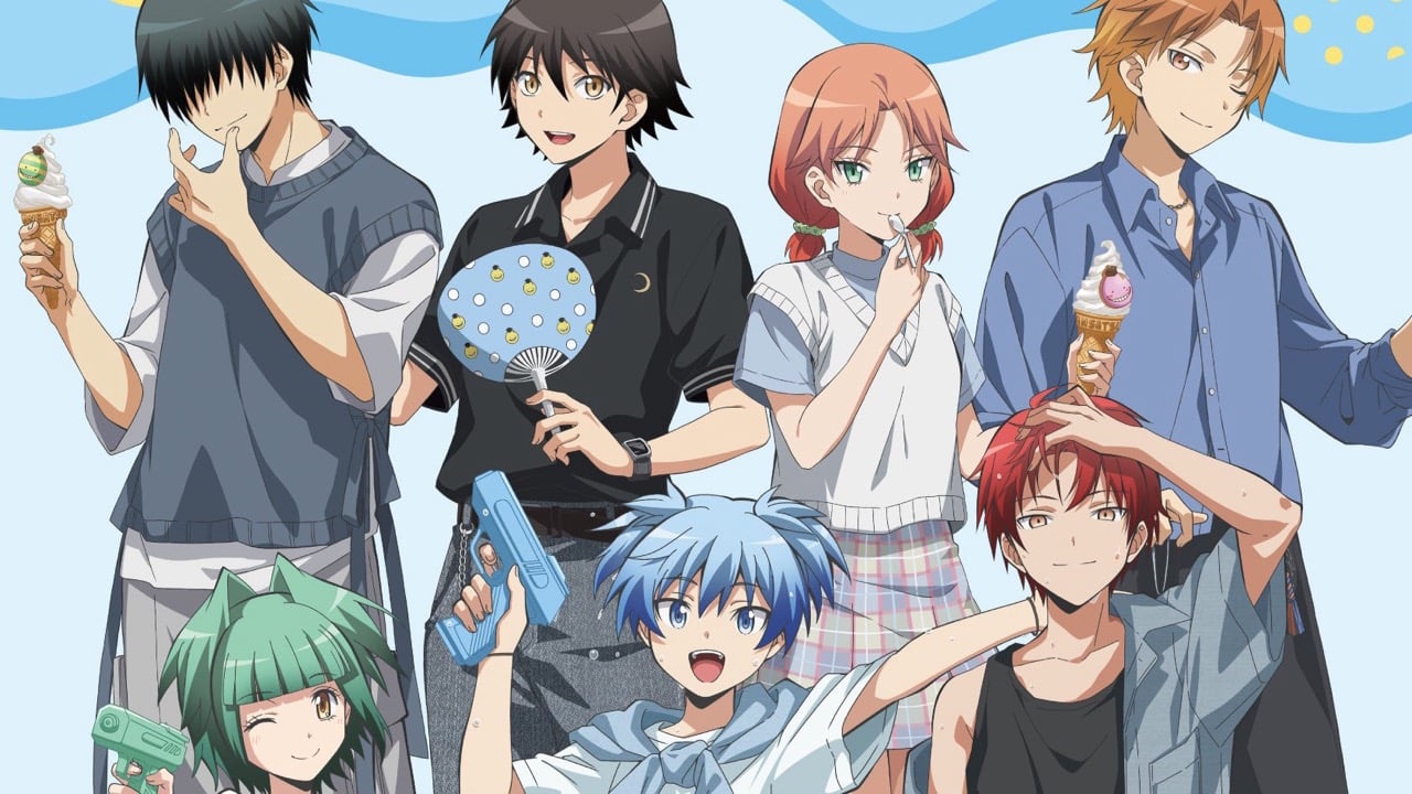 『暗殺教室』POP UP SHOPが8月6日開幕！夏の装いの渚や業たちの描き下ろしアクスタ＆BB弾風金平糖が登場