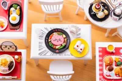 ちいかわレストラン ミニフィギュアコレクションの飾り付けイメージ