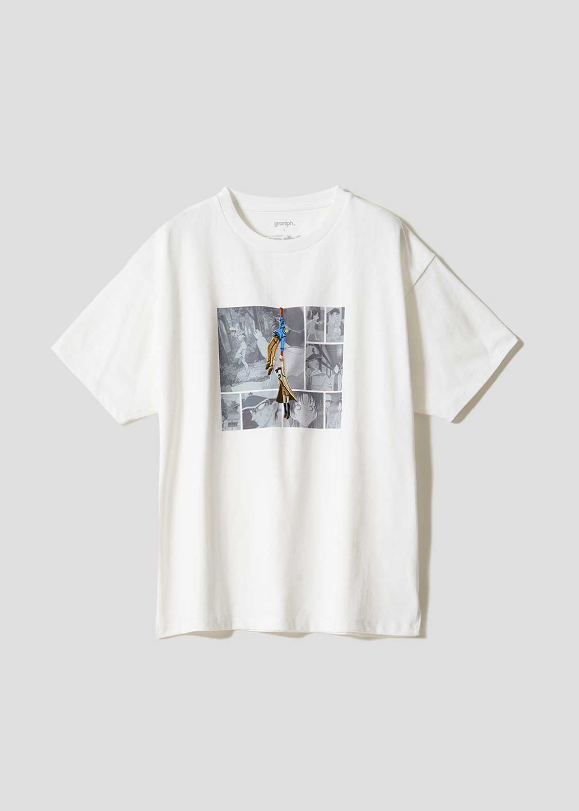 名探偵コナン グラニフ 二人の絆 ビッグシルエットTシャツ