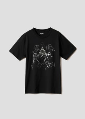 名探偵コナン グラニフ 黒ずくめの組織 Tシャツ