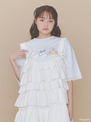 ちいかわリボンTee ブルー