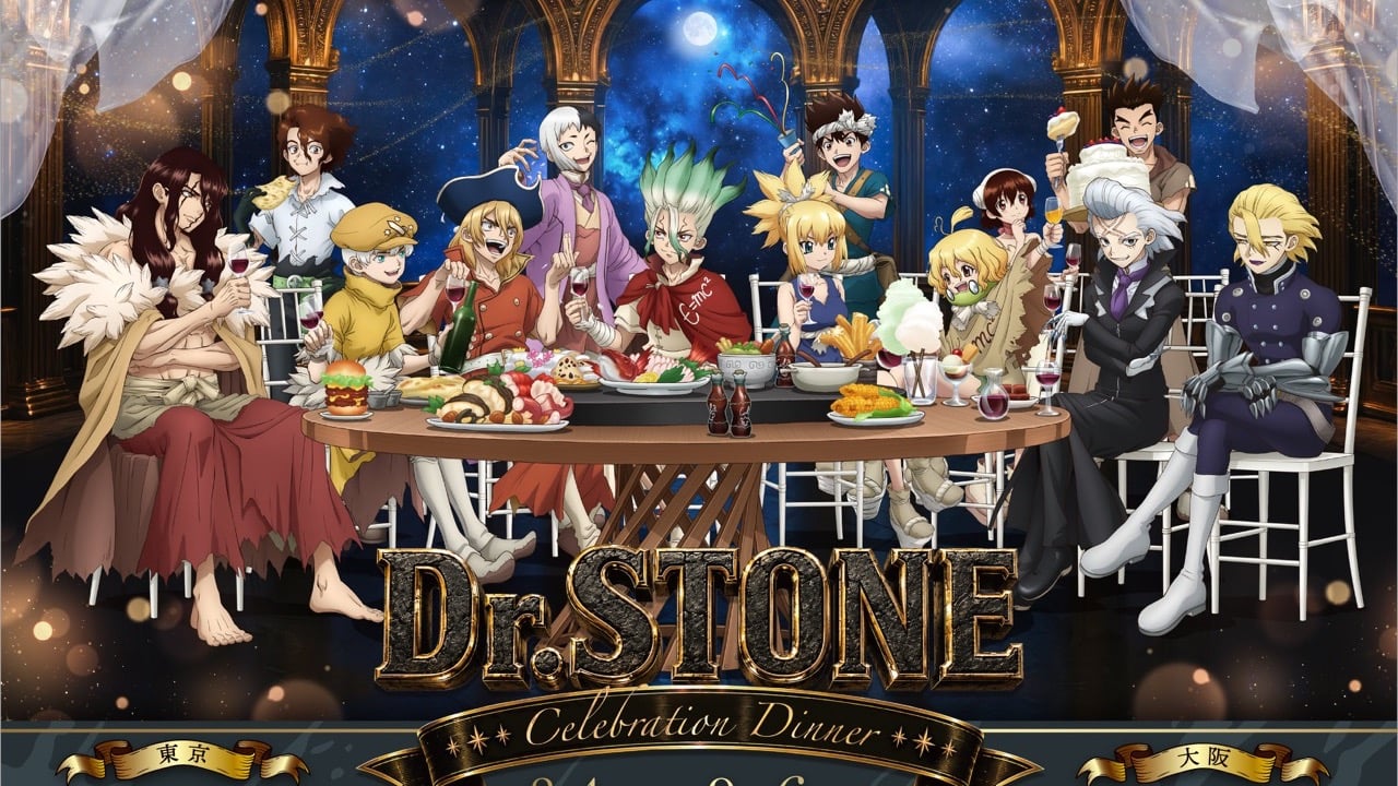 『Dr.STONE』×AMOCAFE コラボカフェが8月4日開幕！「乾杯」テーマの描き下ろし等身＆ミニキャラ大公開