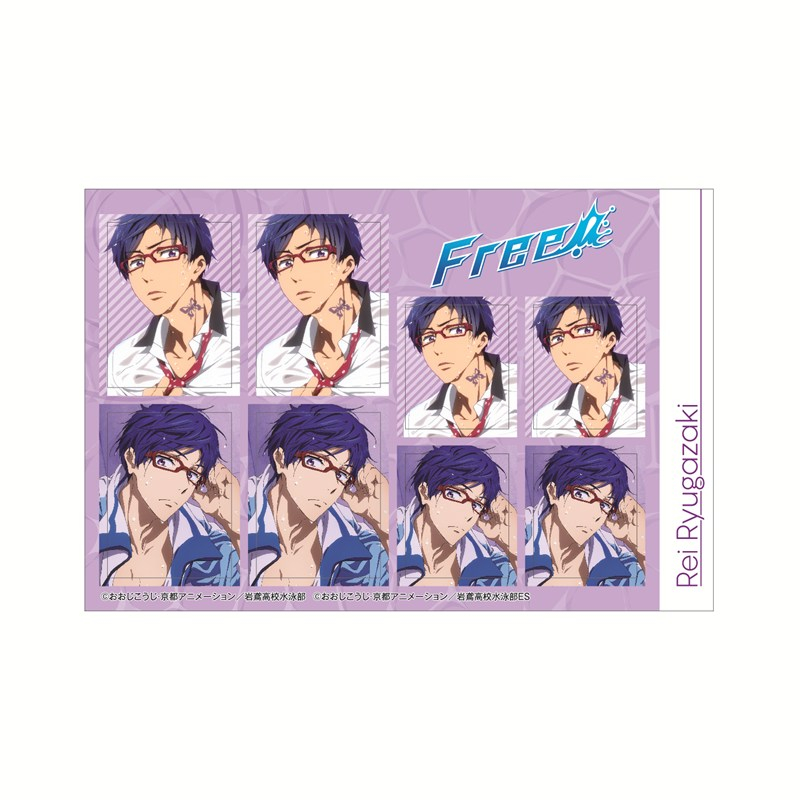 『Free!』証明写真風ステッカー（竜ヶ崎怜）