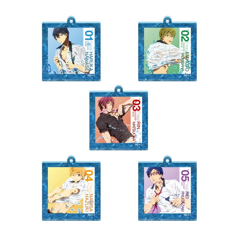 『Free!』ランダム水面キーホルダー 全5種