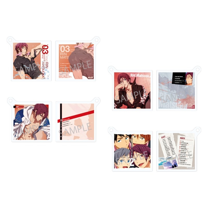 『Free!』ランダムCDジャケットキーホルダー（松岡凛）