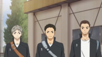 アニメ『ハイキュー!!』第1期 第15話「復活」より インターハイ宮城県予選の会場前