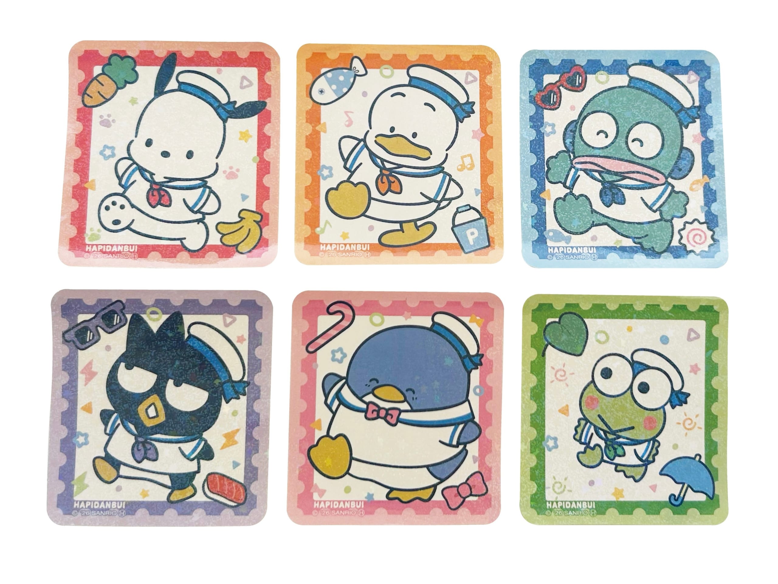 はぴだんぶい Voyage ホロスクエアステッカー 全6種
