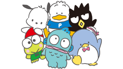 はぴだんぶい 6キャラクター集合イラスト