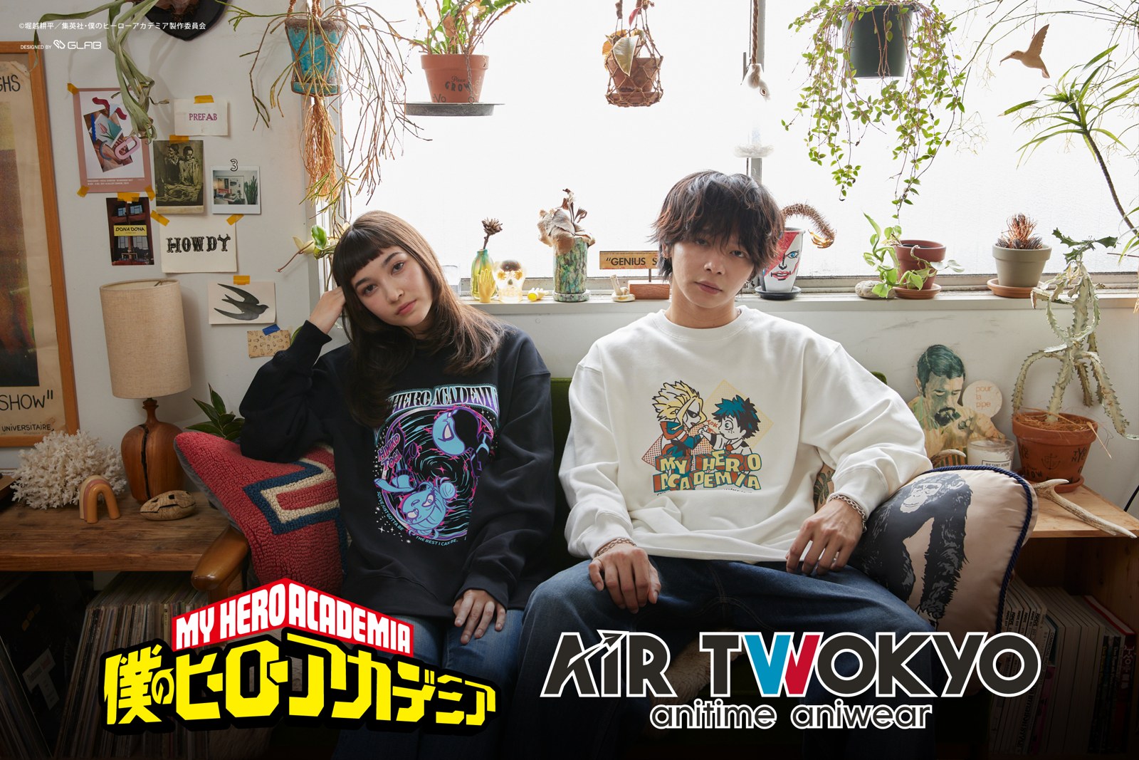 「僕のヒーローアカデミア×AIR TWOKYO」新作グッズが先行販売中！名シーンのTシャツ＆スウェットが勢揃い