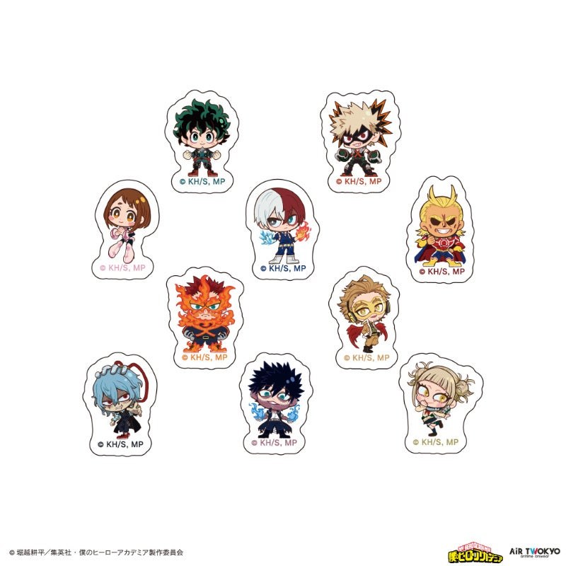 ヒロアカ キャラクターフレークシールセット