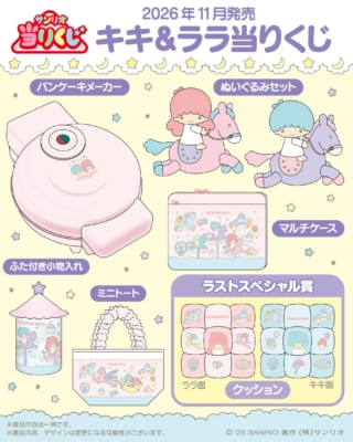 キキ＆ララ当りくじ 賞品ラインナップの予告