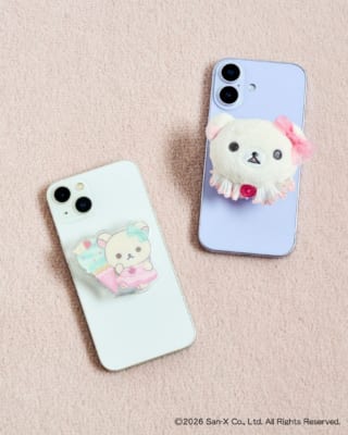 コリラックマ×tiny tiny モバイルフォングリップ ぬいぐるみ・アクリル
