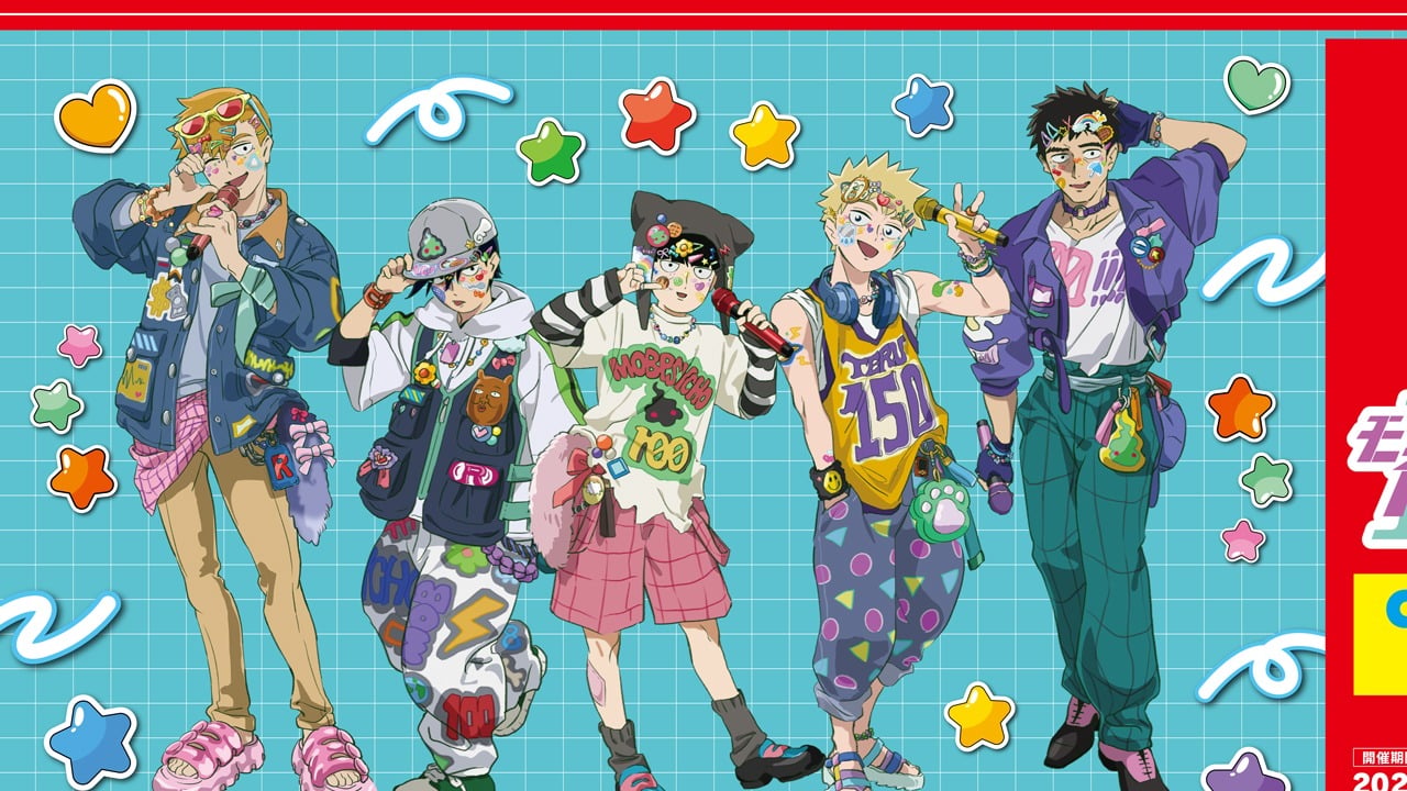 「モブサイコ100 Ⅲ」×まねきねこコラボが7月14日開始！モブや霊幻たちデコラ姿の描き下ろしグッズ＆ドリンクが登場